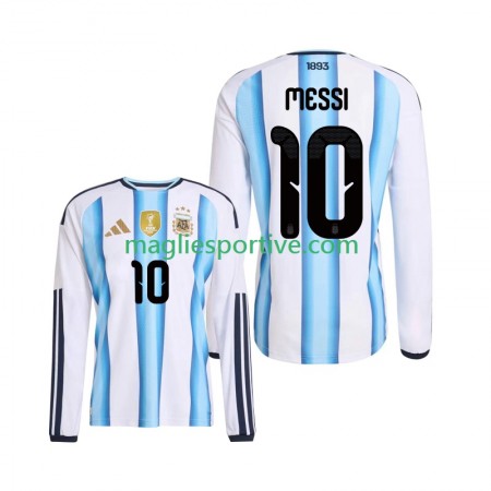 Completo Calcio Argentina Lionel Messi 10 Divisa Prima Mondiali 2026 ML